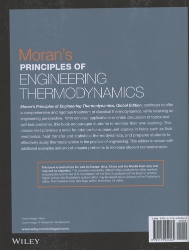 Moran's Principles of Engineering Thermodynamics. SI Version