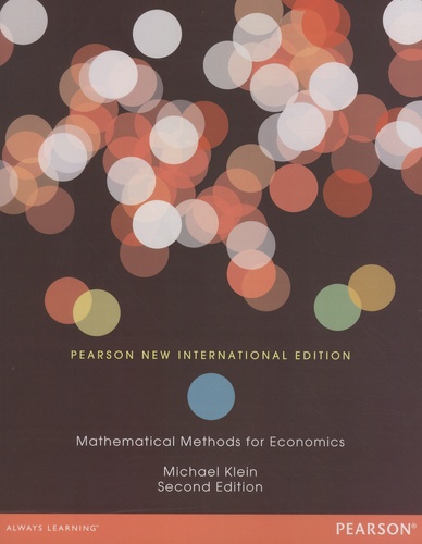 Mathematical Methods for Economics 2nd edition
