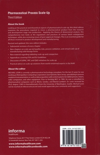 Pharmaceutical Process Scale-Up 3rd edition