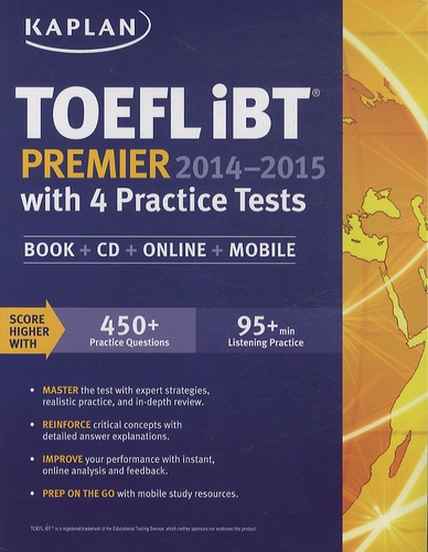 Michael Luchuk - TOEFL IBT Premier 2014-2015 with 4 Practice Tests. 2 CD audio