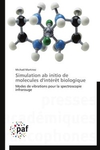 Michaël Martinez - Simulation ab initio de molecules d'intérêt biologique - Modes de vibrations pour la spectroscopie infrarouge.