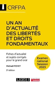 Michaël Poyet - Un an d'actualité des libertés fondamentales.