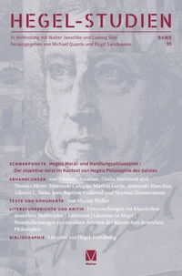 Hegel-Studien Band 55