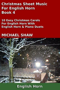 Christmas Sheet Music For English Horn - Book 4