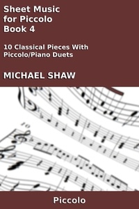  Michael Shaw - Sheet Music for Piccolo - Book 4 - Woodwind And Piano Duets Sheet Music, #24.