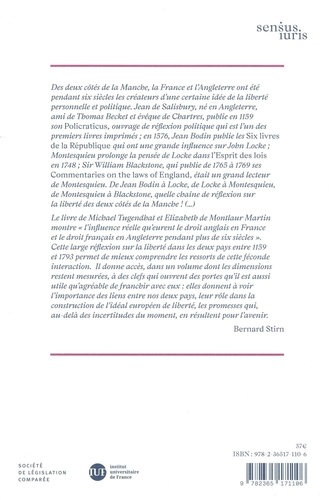 Les droits du genre humain : la liberté en France et en Angleterre (1159-1793)