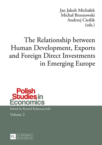 Michal Brozowski et Jan jakub Michalek - The Relationship between Human Development, Exports and Foreign Direct Investments in Emerging Europe.