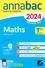 Annales du bac Annabac 2024 Maths Tle générale (spécialité). sujets corrigés nouveau Bac