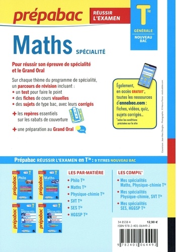 Maths Spécialité Tle générale  Edition 2020