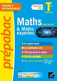 Michel Abadie et Jacques Delfaud - Prépabac Maths (spécialité) & Maths expertes (option) Tle générale - Bac 2023 - nouveau programme de Terminale.
