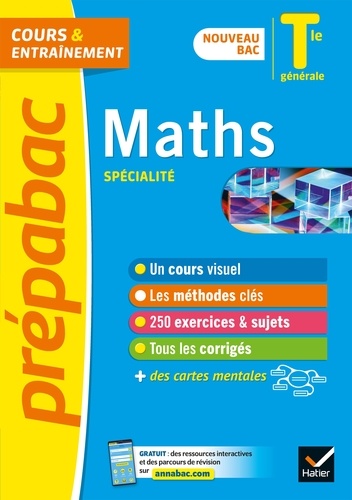 Prépabac Maths (spécialité) Tle générale  - Bac 2023. nouveau programme de Terminale  Edition 2021