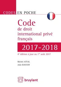 Code de droit international privé français