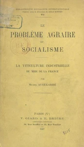 Le problème agraire du socialisme