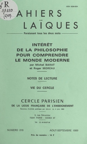 Intérêt de la philosophie pour comprendre le monde moderne