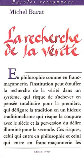 Michel Barat - La Recherche De La Verite.