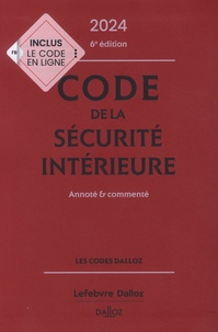 T&eacute;l&eacute;chargement gratuit de chapitres de manuels Code de la s&eacute;curit&eacute; int&eacute;rieure  - Annot&eacute; et comment&eacute; par Michel Bart, Fr&eacute;d&eacute;ric Debove, Marc-Antoine Granger, Pascale Martin-Bidou