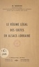 Michel Bazoche et Charles Altorffer - Le régime légal des cultes en Alsace-Lorraine.