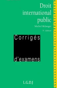 Droit International Public. 5eme Edition