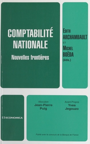 COMPTABILITE NATIONALE. Nouvelles frontières