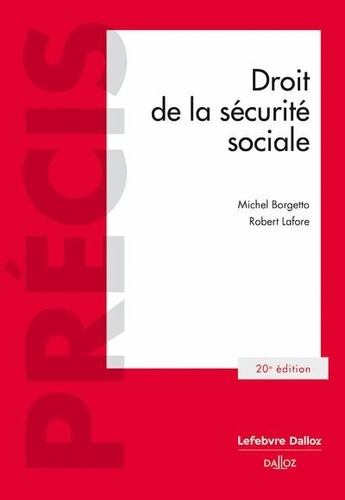 Droit de la sécurité sociale 20e édition