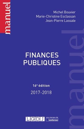 Finances publiques  Edition 2017-2018