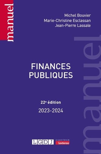 Finances publiques  Edition 2023-2024