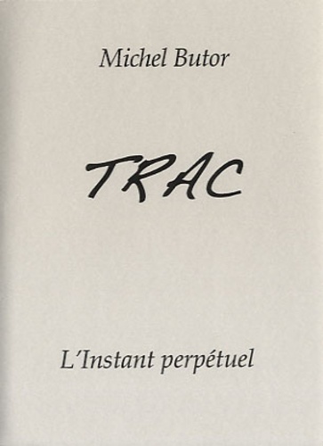 Michel Butor - Trac.