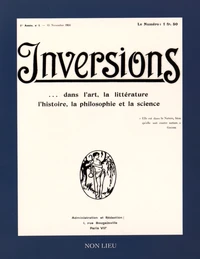 Inversions suivi de L'Amitié