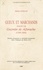 Gueux Et Marchands Dans Le Guzman De Alfarache, 1599-1604 : Roman Picaresque Et Mentalite Bourgeoise Dans L'Espagne Du Siecle D'Or