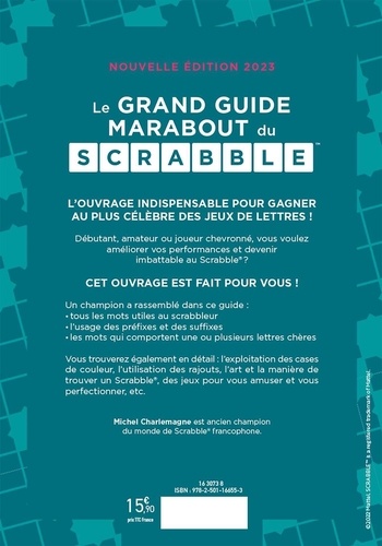 Le grand guide Marabout du Scrabble  Edition 2023