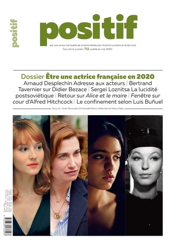 Michel Ciment - Positif N° 711, mai 2020 : Etre actrice française en 2020.