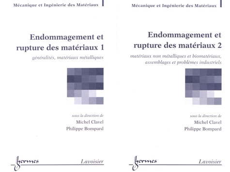 Michel Clavel et Philippe Bompard - Endommagement et rupture des matériaux - 2 volumes.