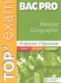 Michel Corlin et Alain Prost - Histoire Géographie Bac pro.