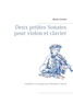 Michel Corrette - Deux petites sonates pour violon et clavier - Compilées et arrangées par Micheline Cumant.