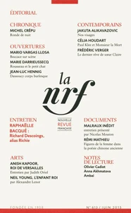 La Nouvelle Revue Française N° 613, juin 2015