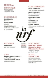 La Nouvelle Revue Française N° 616, Janvier 2016