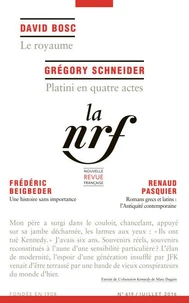 La Nouvelle Revue Française N° 619, juillet 2016