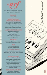 La Nouvelle Revue Française N° 636, mai 2019