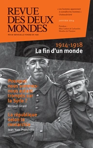 1914-1918, la fin d'un monde
