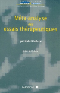Michel Cucherat - Méta-analyse des essais thérapeutiques.