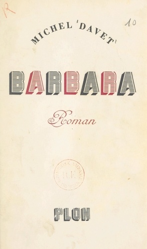Barbara. Ou Passions à Venise