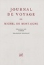 Michel de Montaigne - Journal de voyage.