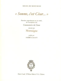 Somme, c'est César...