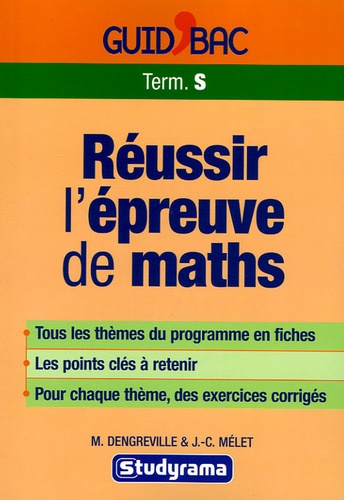 Réussir Lépreuve De Maths Tle S - 