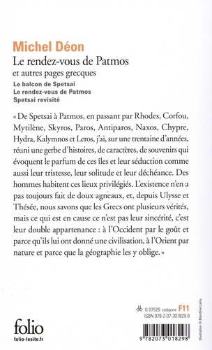Le rendez-vous de Patmos et autres pages grecques. Le balcon de Spetsai, Le rendez-vous de Patmos, Spetsai revisité