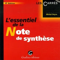 Michel Deyra - L'essentiel de la Note de synthèse.