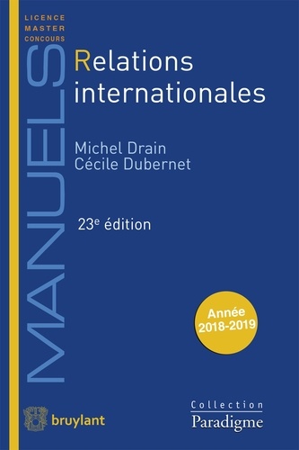 Michel Drain et Cécile Dubernet - Relations internationales.