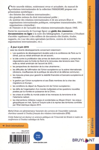 Relations internationales 24e édition