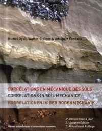 Michel Dysli et Walter Steiner - Corrélations en mécanique des sols.