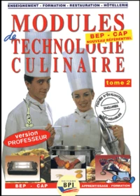 Modules de technologie culinaire BEP/CAP